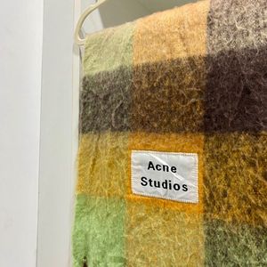 Acne Studios Mohair Checked Scarf