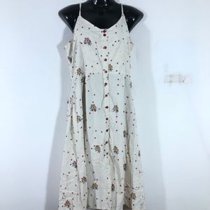 Off White Emboridered Dress(Women’s)