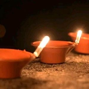 Sprqcart Pack of 1 (18 Brown Diya) Light