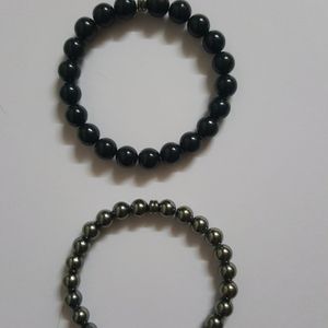 2 Pcs Men Bracelet Combo