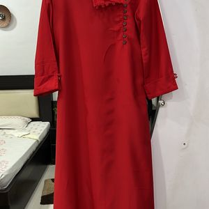 Red Libas Kurta