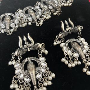 Dandiya Night Oxidised Jewellery set