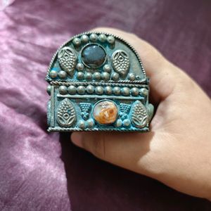 Antique Precious Stones Jewellery Box