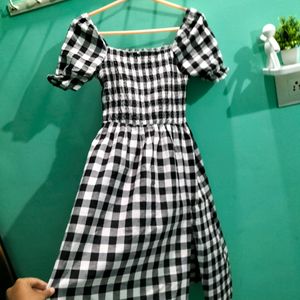 Urbanic Black And White Dress