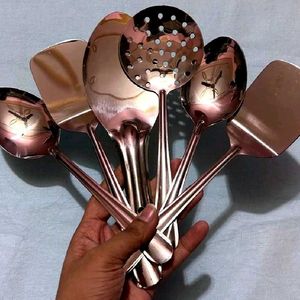 Combo Of 6 Small Serving Spoon (Spatula)