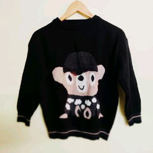 Black Sweater Size-36