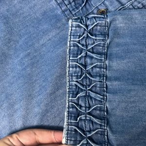 Denim Kurta