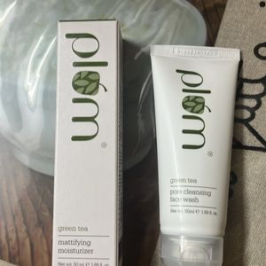 Price Drop Plum Green Tea Face wash & Moisturiser