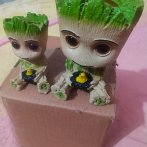 Combo Of 2 Beautiful Groot Faimily Flower Pot