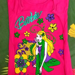 Half Sleeve T-shirt For Girls With Floral Prints