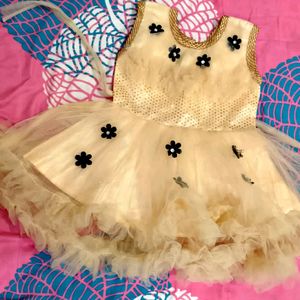 Golden Frock For Baby 💗🌙✨