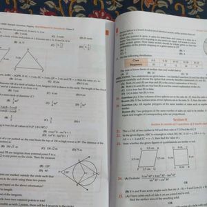 Unused OSWAL Class X Mathematics Solved Papers