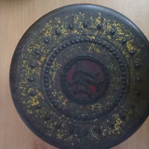 Vintage Round Tin Box