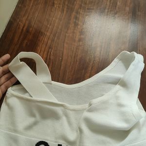 White Tank Top In Premium Quality