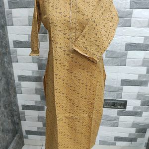 Mustard Kurti