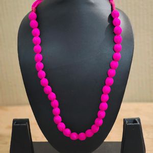 Brand New Cotton Cloth Bead Necklace