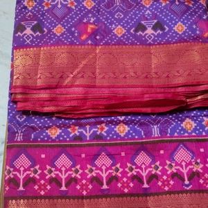 Pure Ikkath Patola Saree