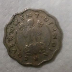 Coin - 1954 - India - One Anna