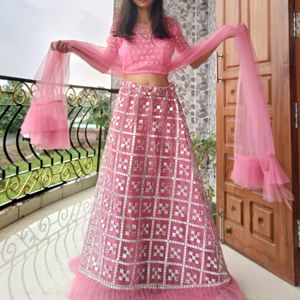 Pink Lehenga For Women