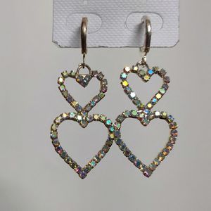 Heart Drop Earrings 🤍