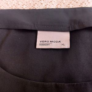 Vero Moda Black Full Sleeve Sequence Top(Women's)