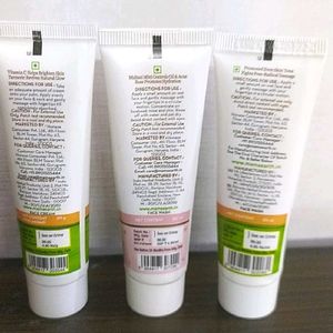 Mamaearth Face Wash & Daily Glow Cream Pack Of 3