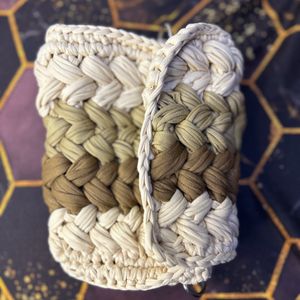 Crochet purse