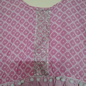 Pink Short Kurti