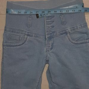 light blue skinny jeans