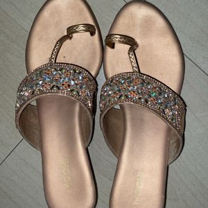 Mochi Embellished Wedge Heels