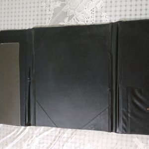 Leather file folder