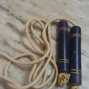 Skipping Rope With Wooden Handle