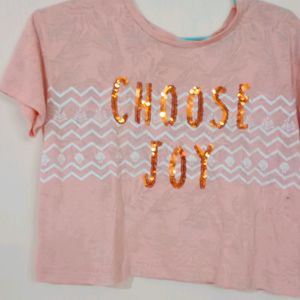 Peach Colour Top For Women & Girls