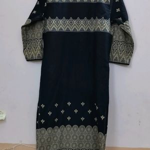 Black Cotton Kurti