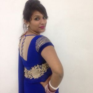 Beautiful Blue Saree