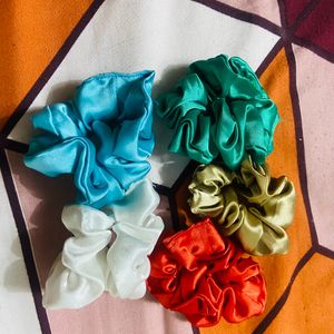 Premium Satin Scrunchies