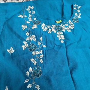 Blue Colour Suit Set With Dupatta 💙