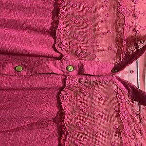 Pink Rose Colour Shirt