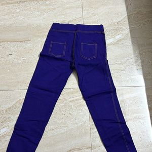 Blue Skinny Jeggings