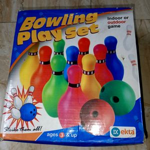 Bowling Play Set Indoor or Outdoor Game