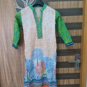 Multicolored Cotton Kurti