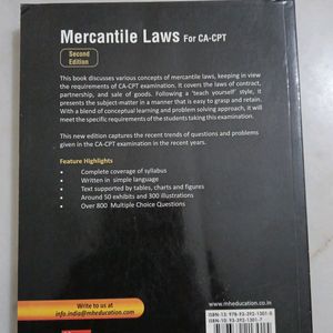 Mercantile Laws For CA-CPT