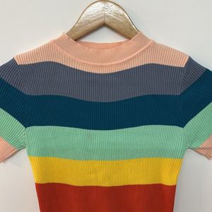 Rainbow Crop Top