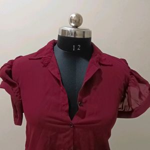 maroon colour shirt