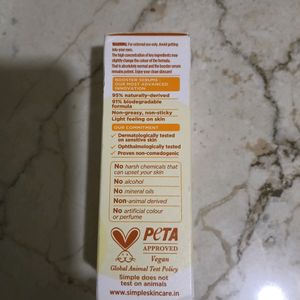 Simple 10% Vitamin C + E + F Serum