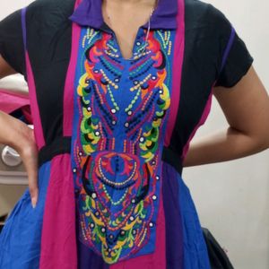 Dress In Multicolor