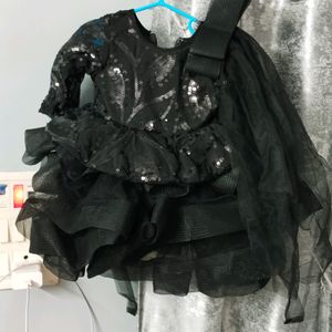 Black Frock For 1 Year Baby Girl