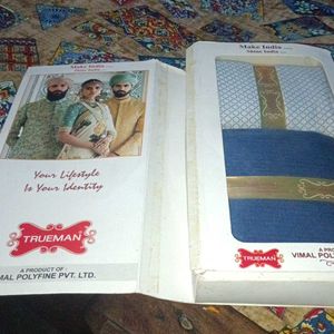 Nice Unstitched Cloth With Box