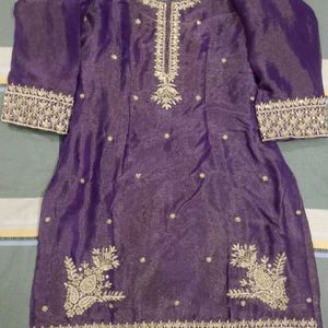 Heavy Embroidery Short Kurti With Lehnga Dupatta