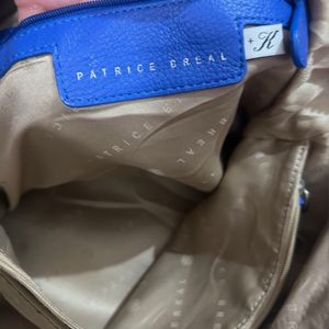 Patrice Breal Leather Bagpack